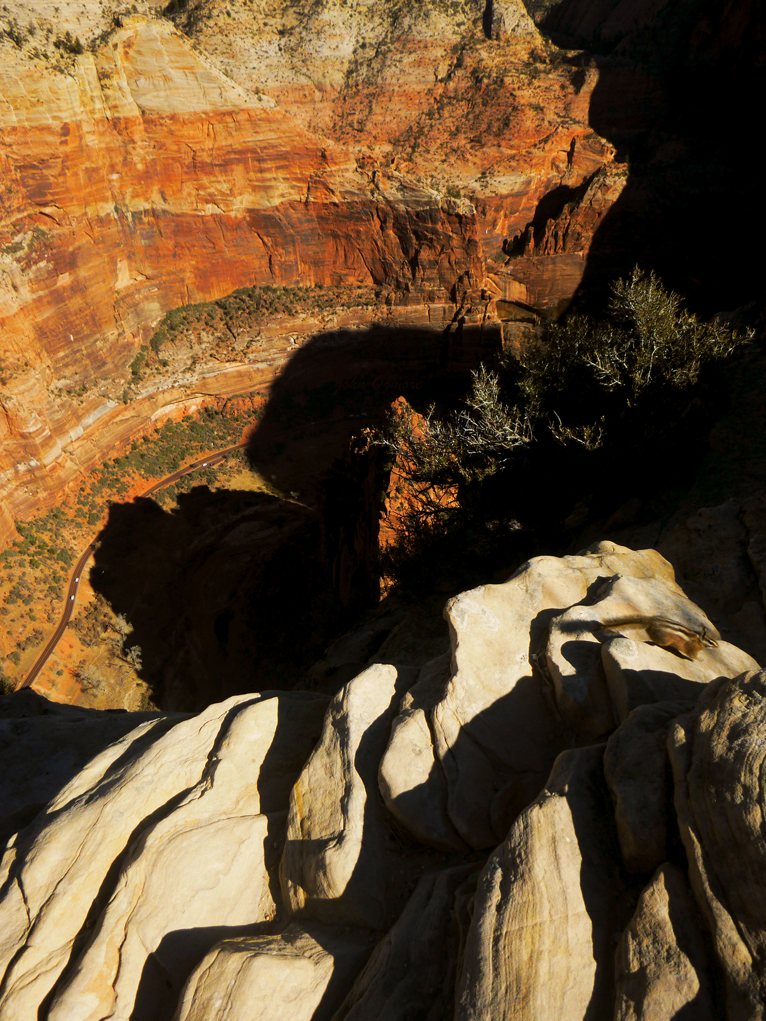 View from Angels Landing Summit